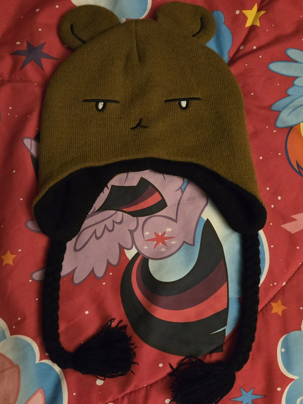 Kuma-chan Tassle Beanie